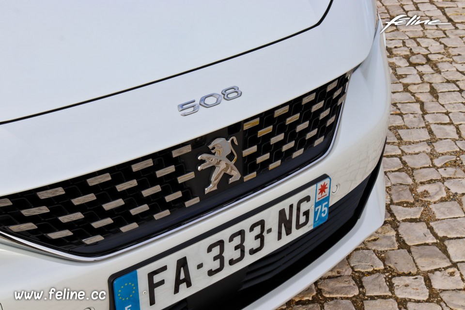 Photo calandre avant nouvelle Peugeot 508 SW II (2019)