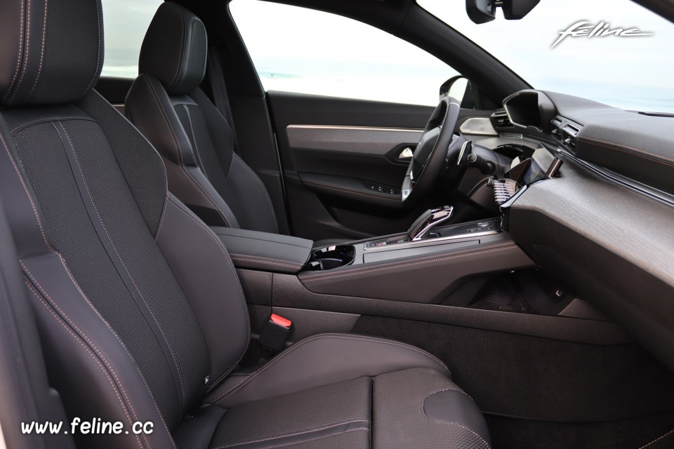 Photo intérieur tissu Belomka / TEP noir Peugeot 508 SW II (201