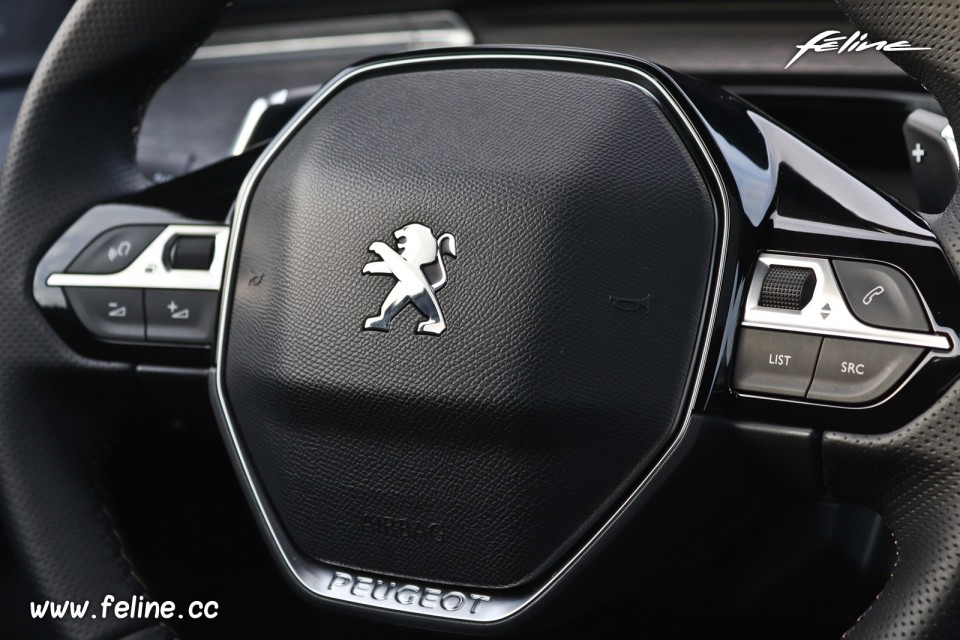 Photo détail volant nouvelle Peugeot 508 SW II (2019)