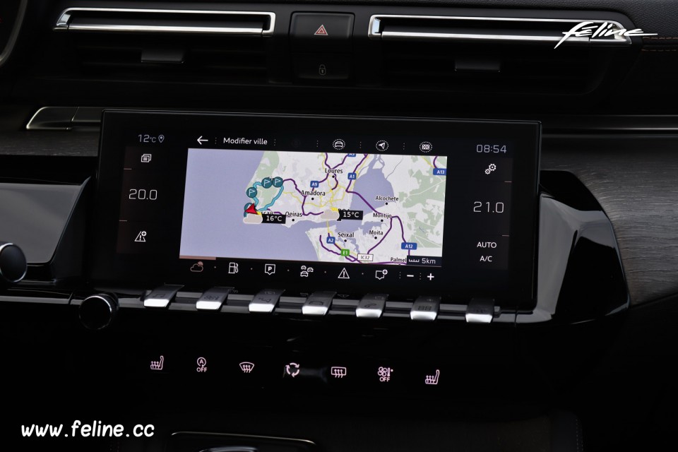 Photo navigation GPS écran tactile Peugeot 508 SW II (2019