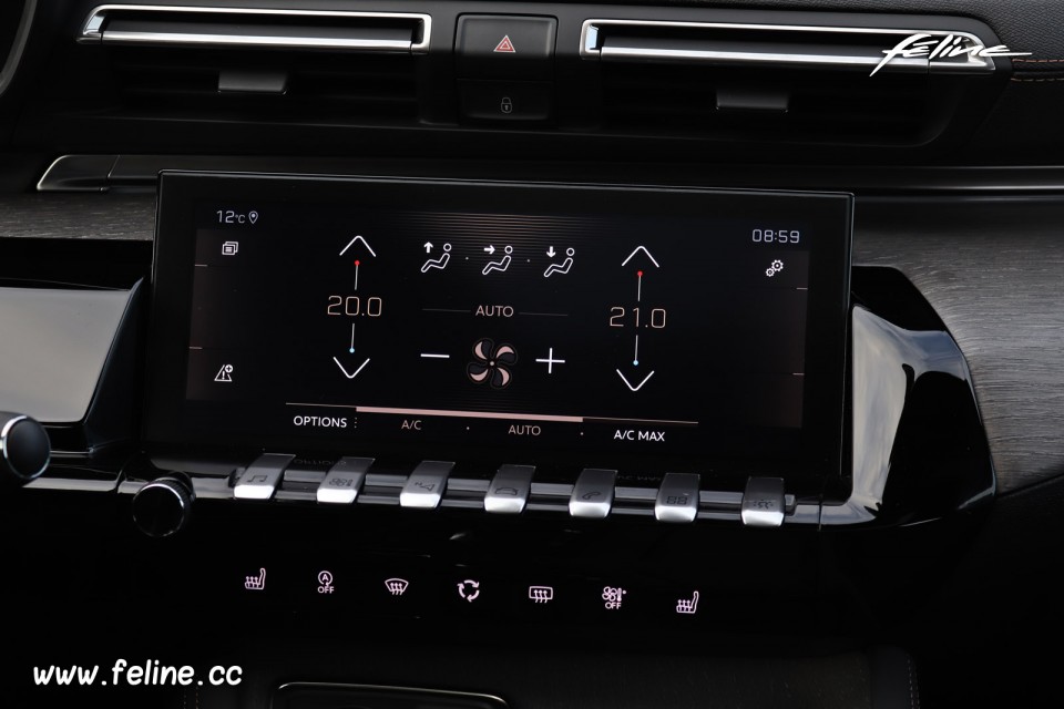 Photo climatisation écran tactile Peugeot 508 SW II (2019)