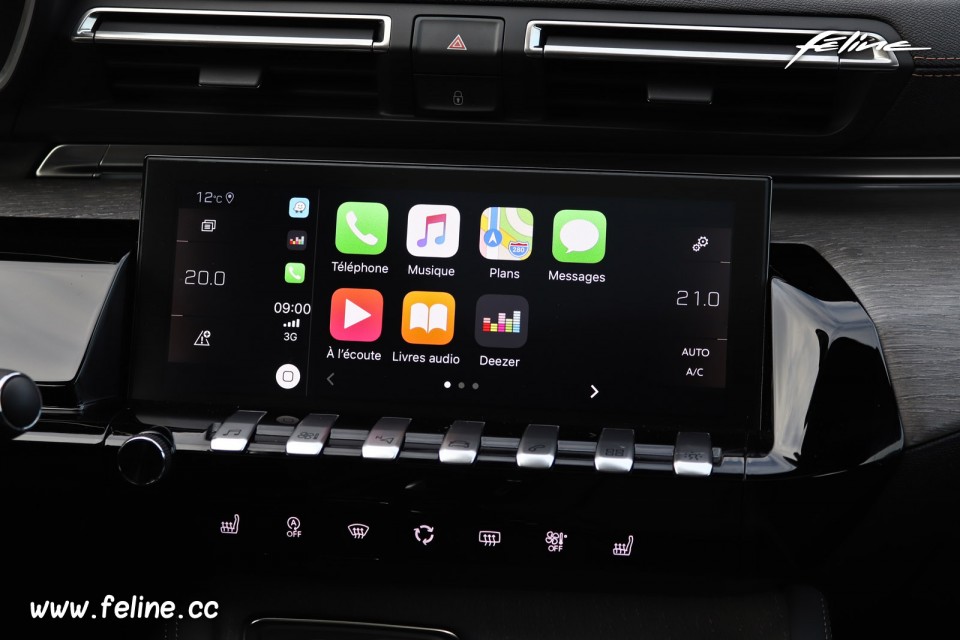 Photo Apple CarPlay écran tactile nouvelle Peugeot 508 SW II (2