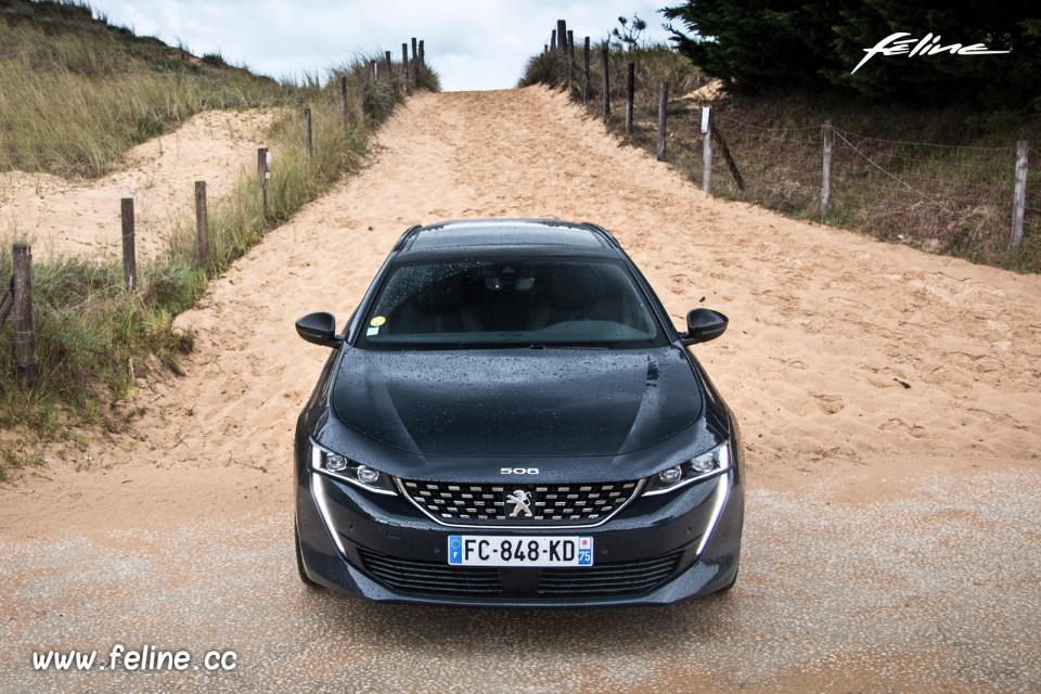 Photo face avant Peugeot 508 SW II GT BlueHDi 180 EAT8 (2019)