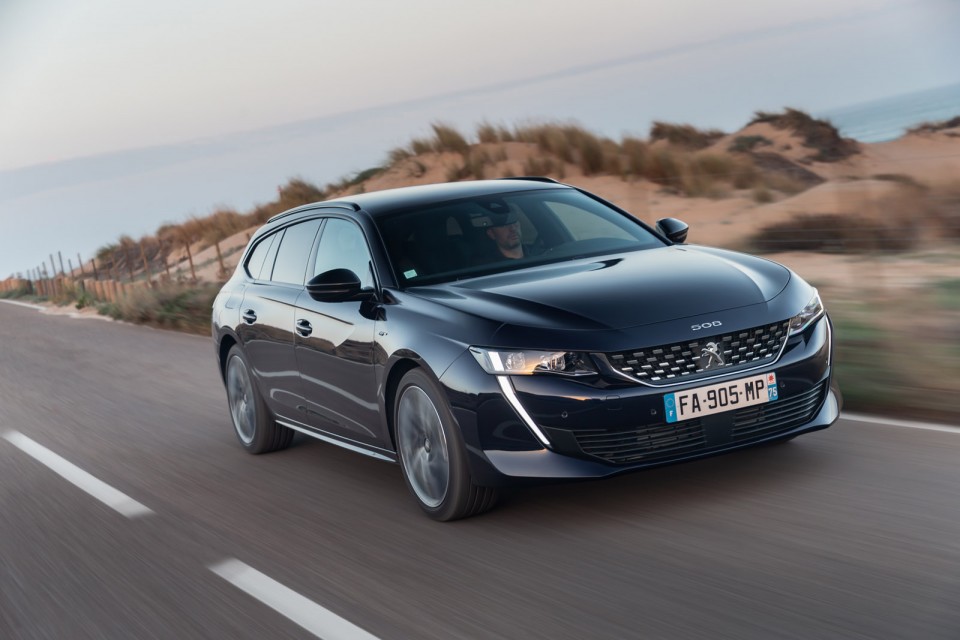 Photo officielle Peugeot 508 SW GT Dark Blue - Essais presse 201