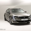 Photo 3/4 avant Peugeot 508 SW II GT Gris Amazonite (2018)