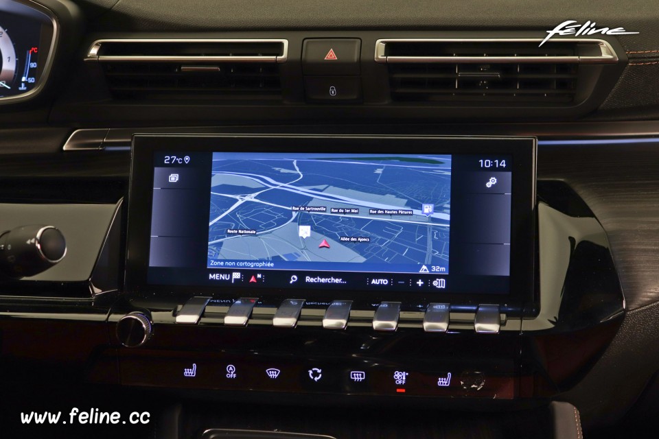 Photo navigation GPS écran tactile Peugeot 508 SW II GT Gris Am