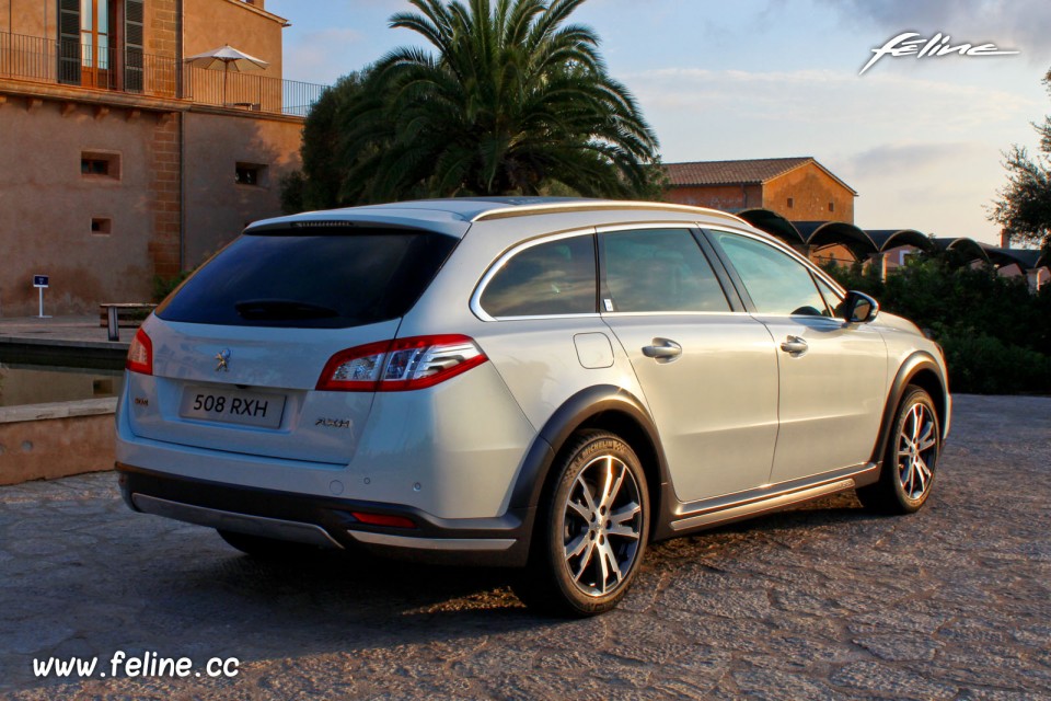 Photo essai Peugeot 508 RXH restylée Blanc Nacré