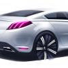 Sketch croquis officiel Peugeot 508 I - 1-035