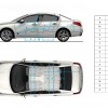 Dimensions intérieures Peugeot 508 I - 1-040