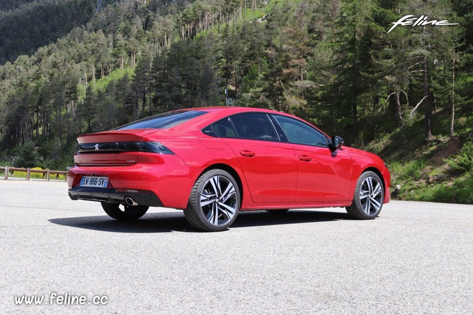 Photo 3/4 arrière statique nouvelle Peugeot 508 II (2018)