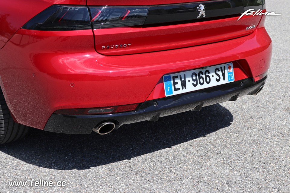 Photo bouclier arrière nouvelle Peugeot 508 II (2018)