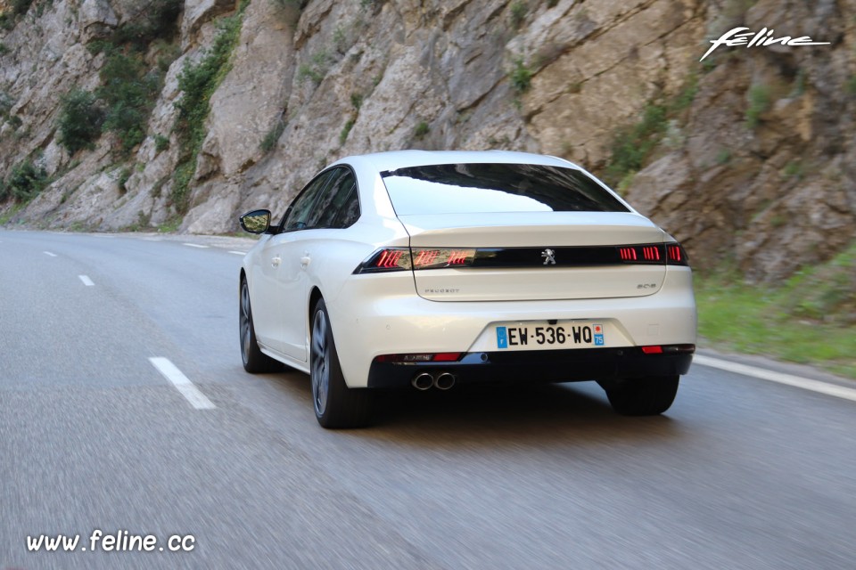 Photo essai routier nouvelle Peugeot 508 II (2018)