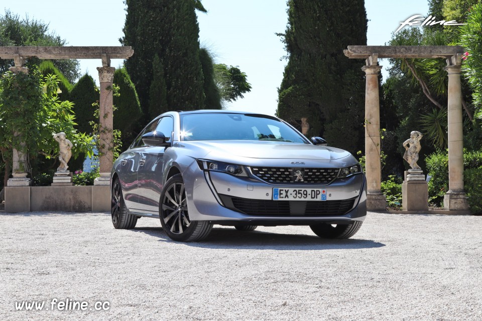 Photo 3/4 avant nouvelle Peugeot 508 II GT Line (2018)