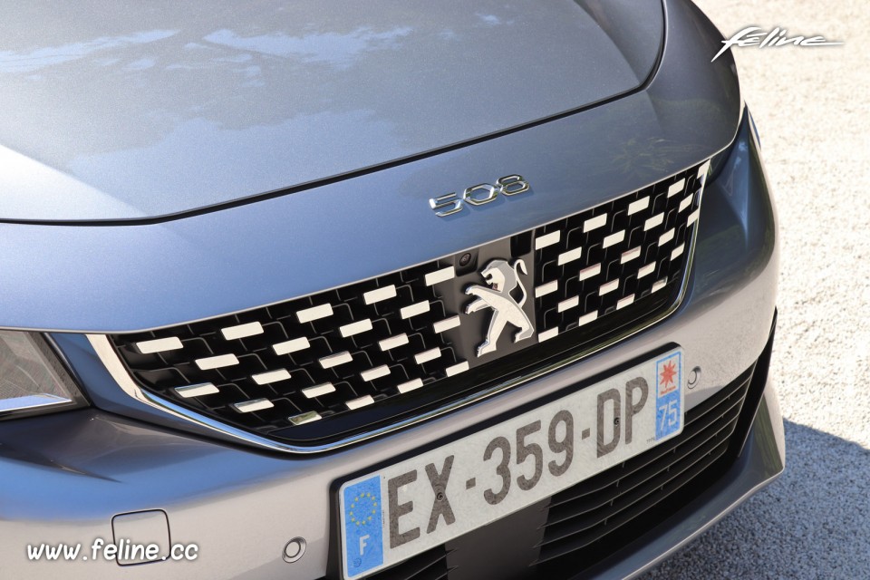 Photo calandre avant nouvelle Peugeot 508 II GT Line (2018)