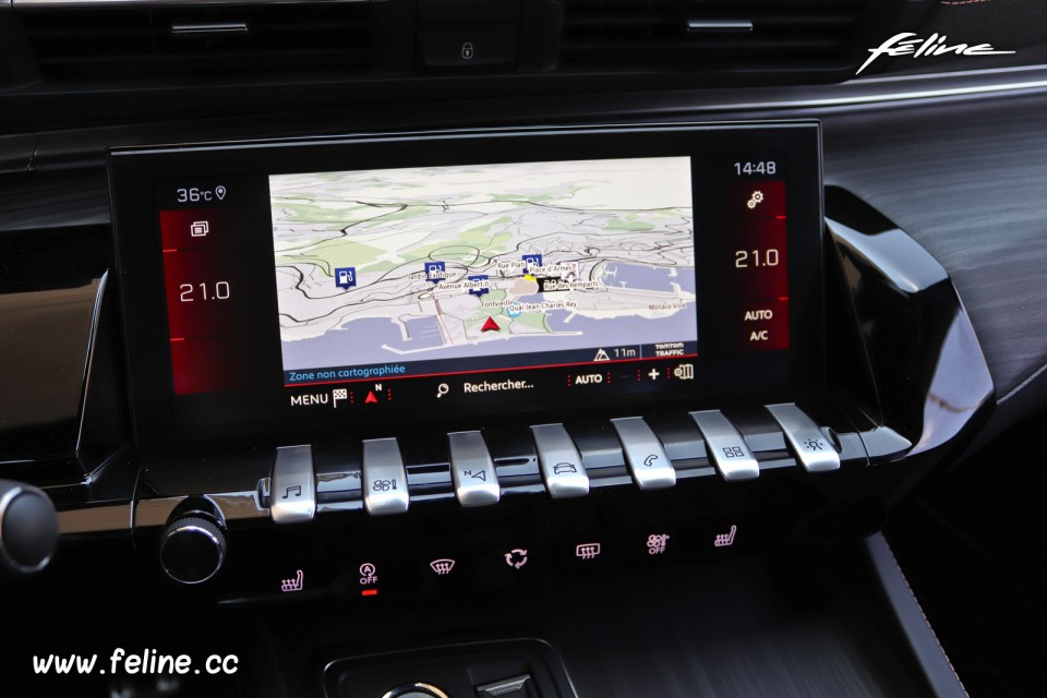 Photo écran tactile nouvelle Peugeot 508 GT II (2018)