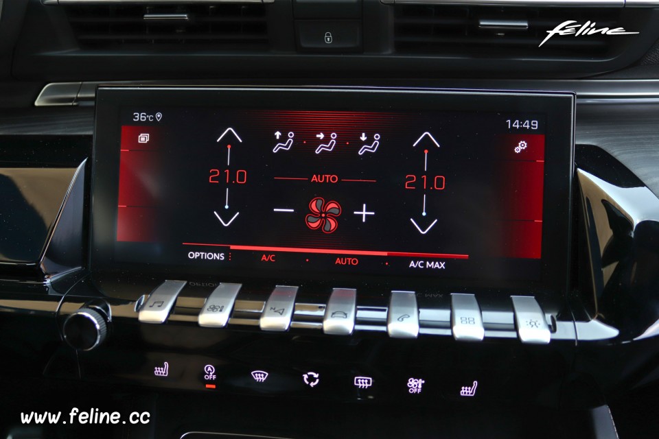 Photo climatisation écran tactile nouvelle Peugeot 508 GT II (2