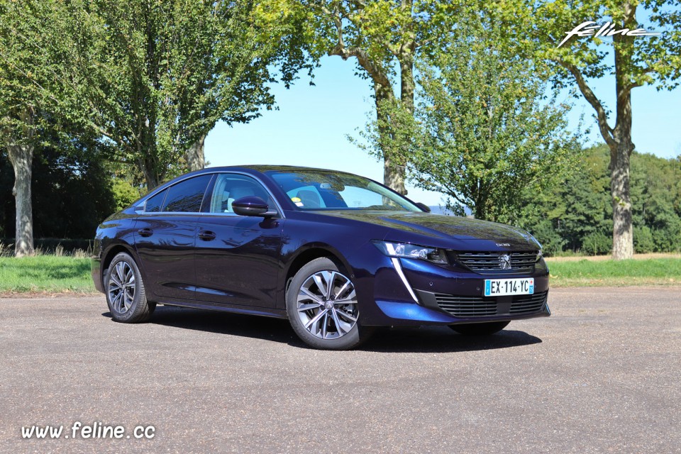 Photo 3/4 avant Peugeot 508 II 1.5 BlueHDi 130 (2018)