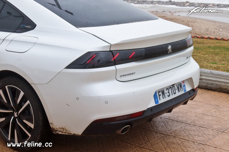 Photo bouclier arrière Peugeot 508 II GT HYbrid 225 (2020)