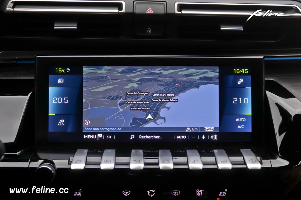 Photo navigation GPS écran tactile Peugeot 508 II GT HYbrid 225