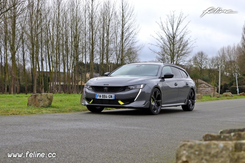 Photo essai route 508 II Peugeot Sport Engineered HYbrid4 360 (2