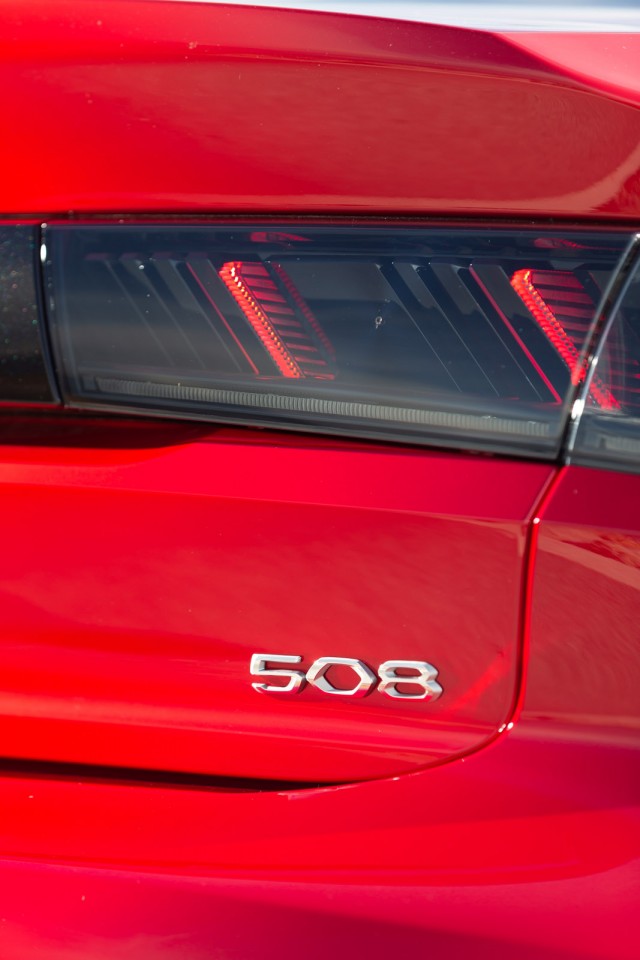 Photo officielle Peugeot 508 GT Rouge Ultimate - Essais presse 2