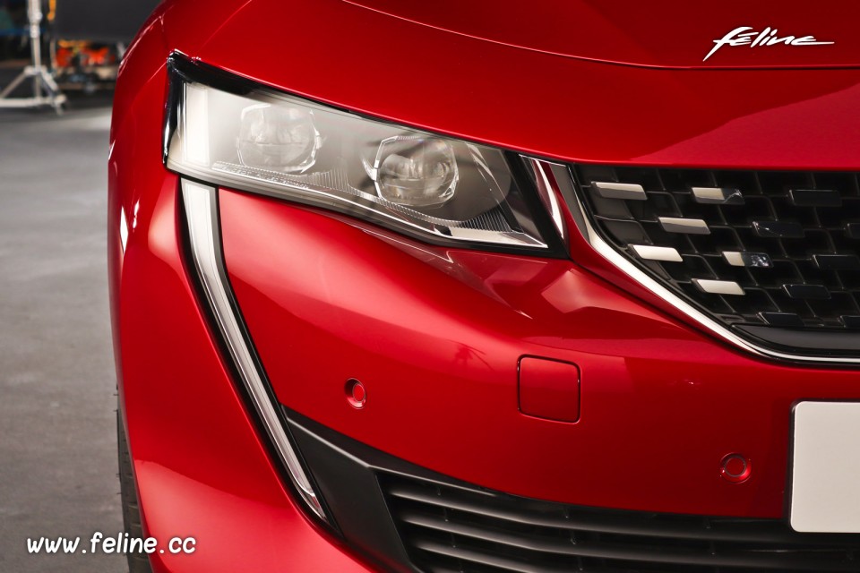 Photo phare avant Full LED Peugeot 508 II GT Rouge Ultimate (201