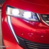 Photo phare avant Full LED allumé Peugeot 508 II GT Rouge Ultim