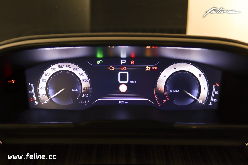 Photo compteurs combiné numérique Peugeot 508 II GT (2018)