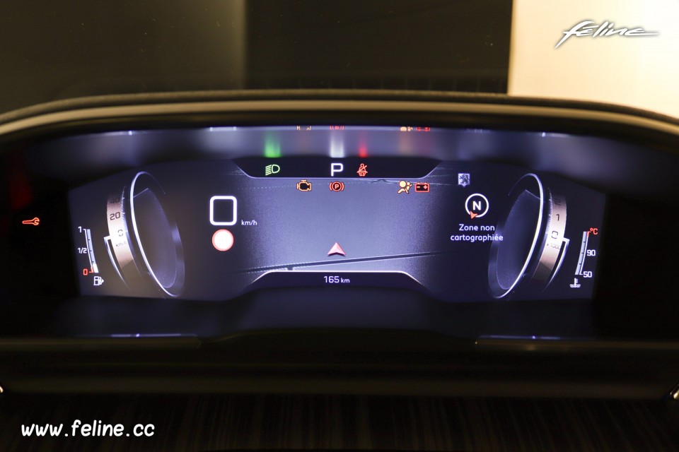 Photo navigation GPS combiné numérique Peugeot 508 II GT (2018