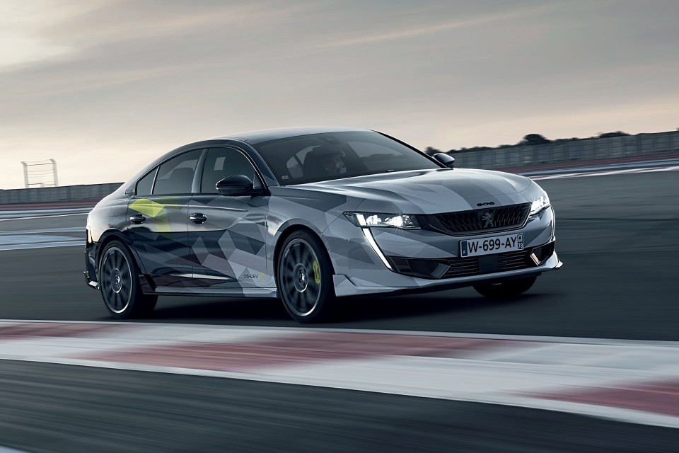 Photo essai circuit 508 Peugeot Sport Engineered (2020)