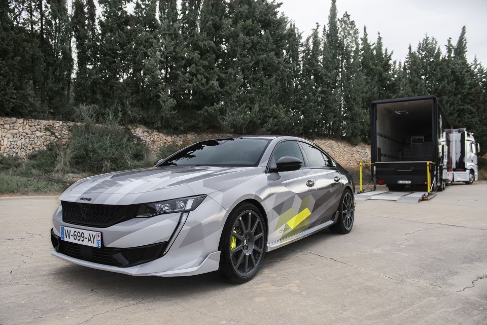 Photo prototype développement 508 Peugeot Sport Engineered (202