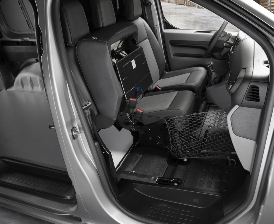 Photo banquette modulable Moduwork Peugeot Expert III (2016)