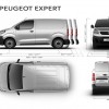 Photo principales dimensions extérieures Peugeot Expert III (2016)