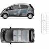 Photo dimensions intérieures Peugeot iOn I - 1-032