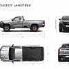 Photo officielle Peugeot Landtrek Pickup (2020)