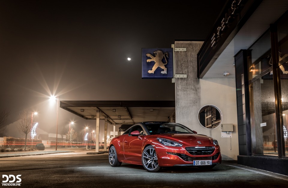 Shooting photo Peugeot RCZ R par DDS Photographe