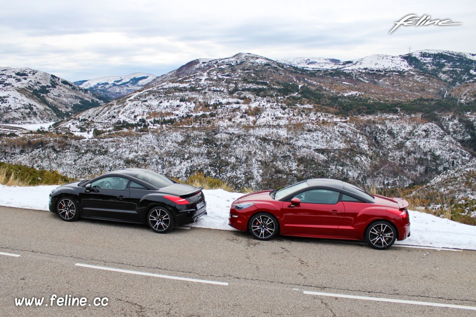 Photo Peugeot RCZ R Noir Perla Nera et Rouge Erythrée - Essais Novembre 2013 - 1-007