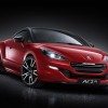 3/4 avant Peugeot RCZ R I Rouge (fond noir) - 1-002