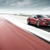 Photo 3/4 avant circuit Peugeot RCZ R I Rouge Erythrée - 2-010