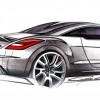 Sketch Peugeot RCZ R I - 3-004