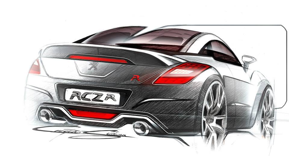 Sketch Peugeot RCZ R I - 3-005