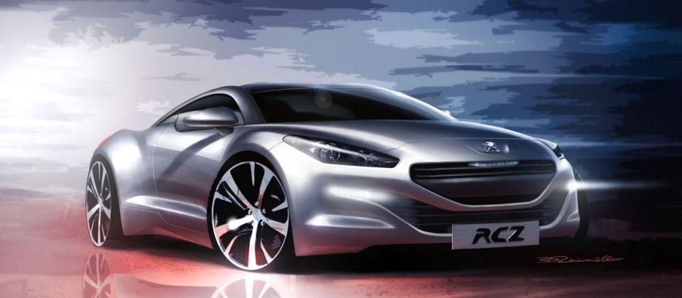 Photo sketch Peugeot RCZ I phase 2 (2012) - 1-031