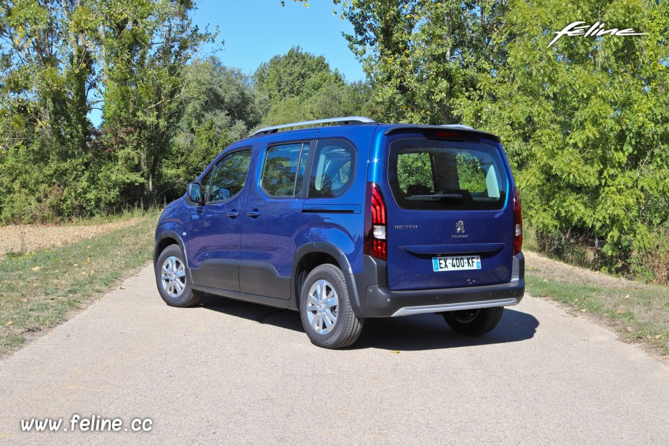 Photo 3/4 arrière Peugeot Rifter I 1.5 BlueHDi 100 (2018)