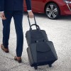 Photo porte documents slim et trolley cuir Alcantara Peugeot 508