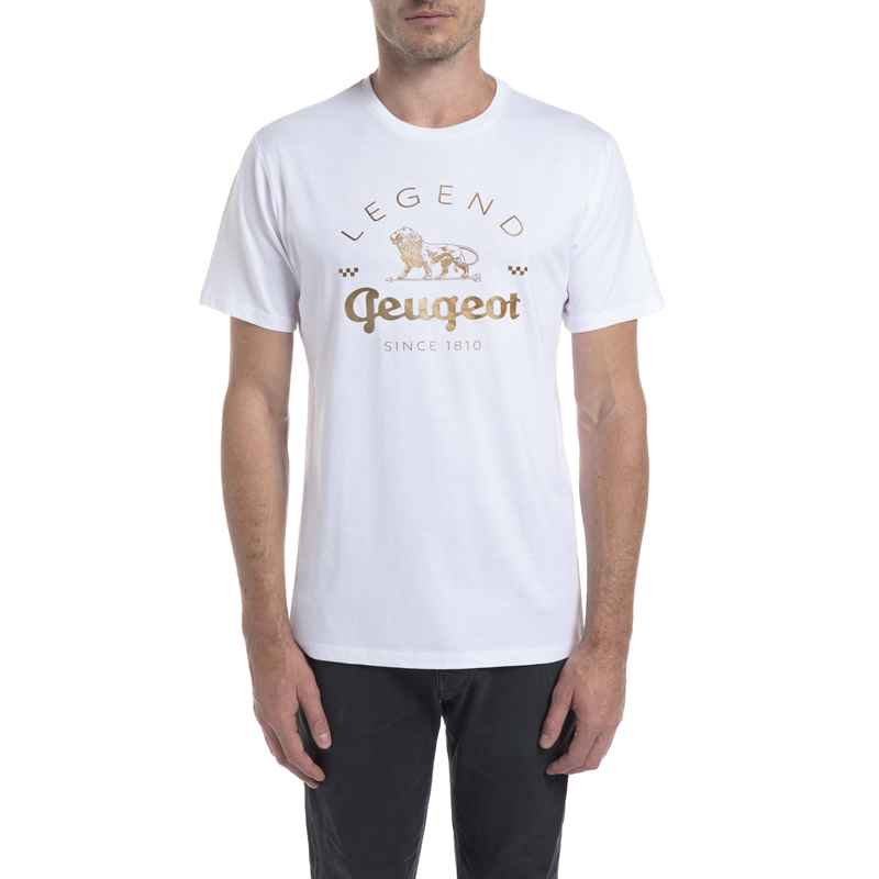 Photo T-shirt manches courtes blanc Homme Peugeot Legend (2017)