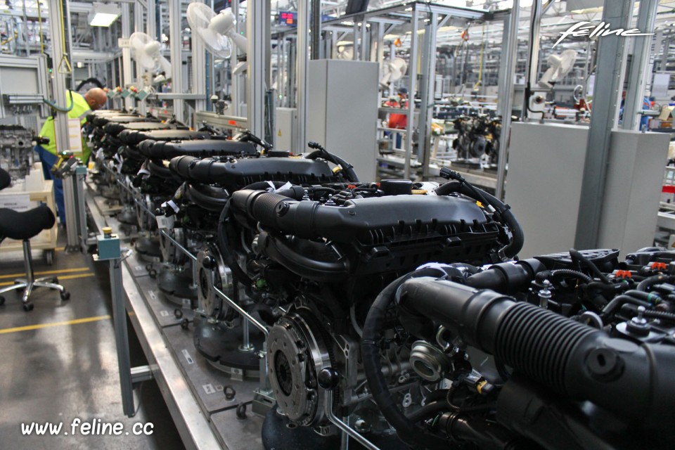 Production moteur EB Turbo PureTech (1.2 e-THP) - Française de Mécanique