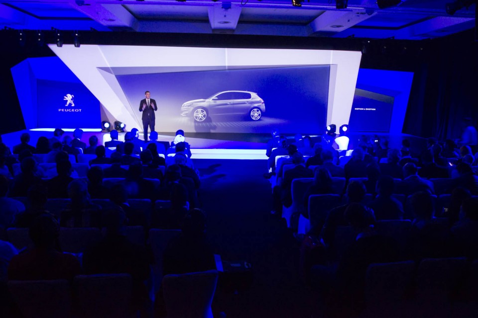 Conférence de presse reveal Peugeot 508 restylée 2014