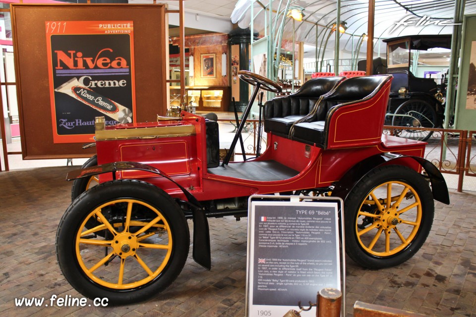 Peugeot Bébé Type 69 (1905) - Musée de l'Aventure Peugeot