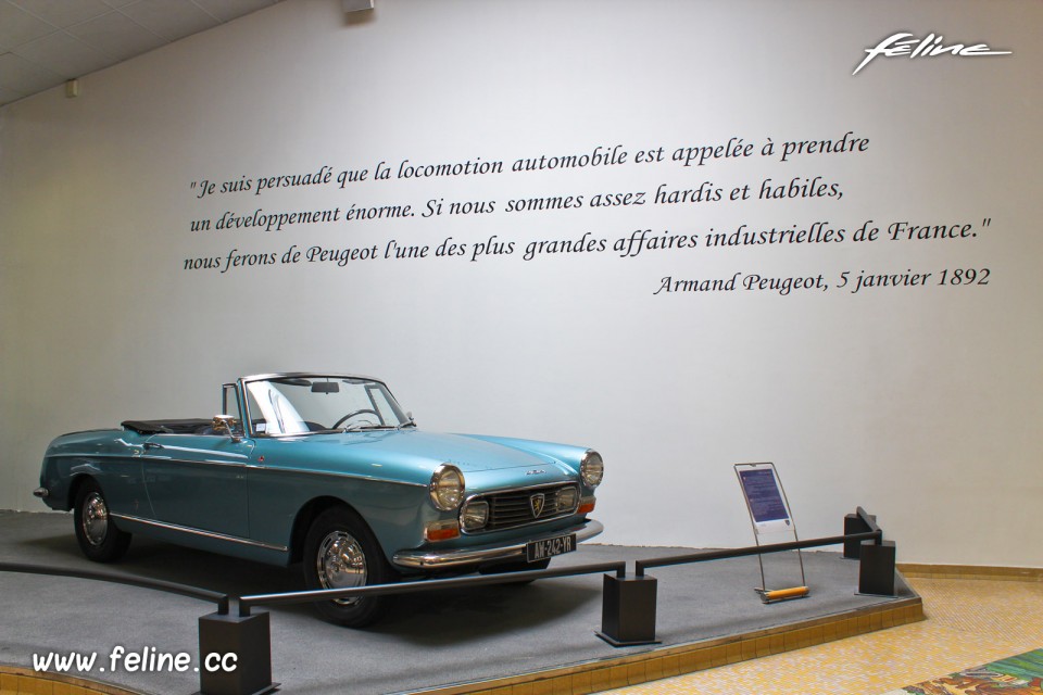 Peugeot 404 Cabriolet (1965) - Musée de l'Aventure Peugeot