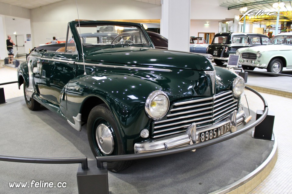 Peugeot 203 Cabriolet (1957) - Musée de l'Aventure Peugeot